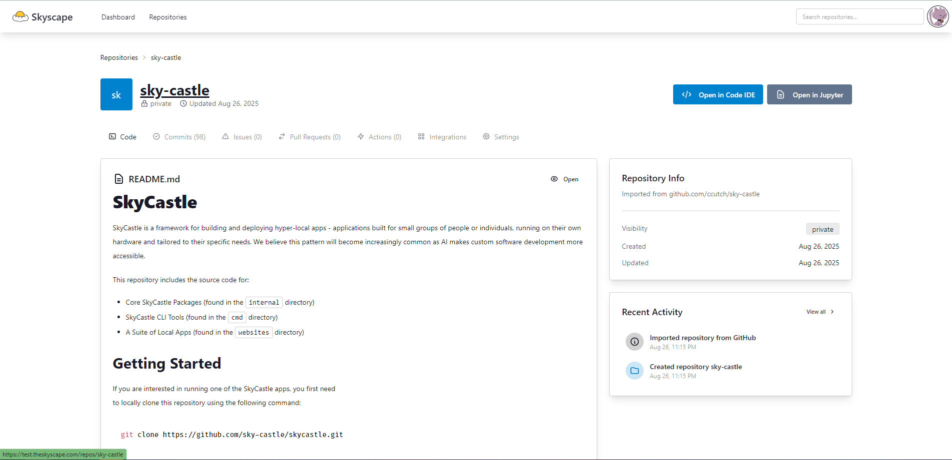 Repository File Browser